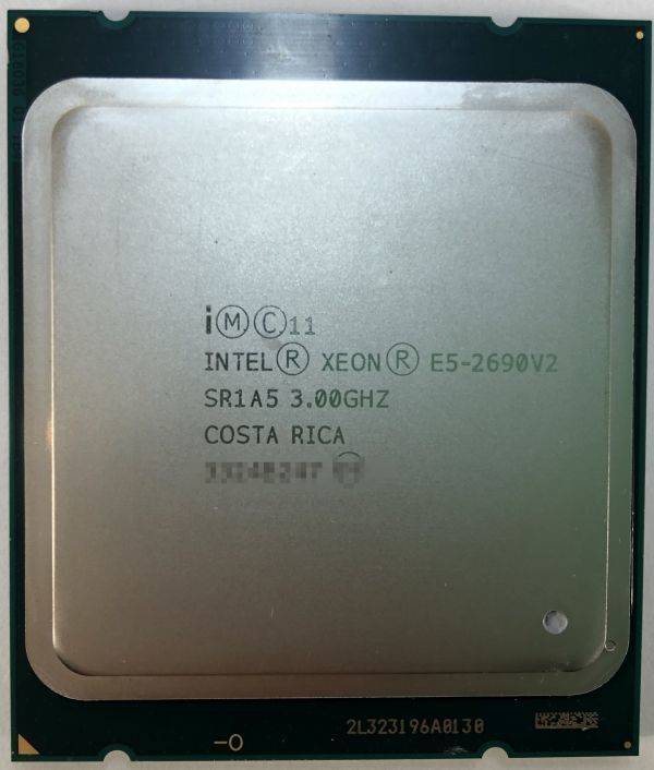 【未使用品】 E5-2690 XEON CPU Intel V2 BIOS起動確認済【中古品】【送料無料】 サーバー用 FCLGA2011 ソケット 20スレッド 10コア SR1A5 3.00GHz ×1枚 Xeon 【未使用品】 E5-2690 XEON CPU Intel V2 BIOS起動確認済【中古品】【送料無料】 サーバー用 FCLGA2011 ソケット 20スレッド 10コア SR1A5 3.00GHz ×1枚 Xeon