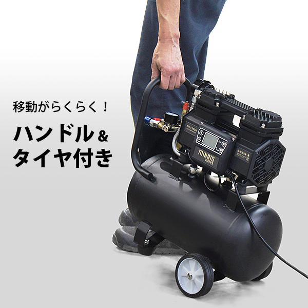 日本に ミナト エアーコンプレッサー デジタル制御 CP-170DX (100V