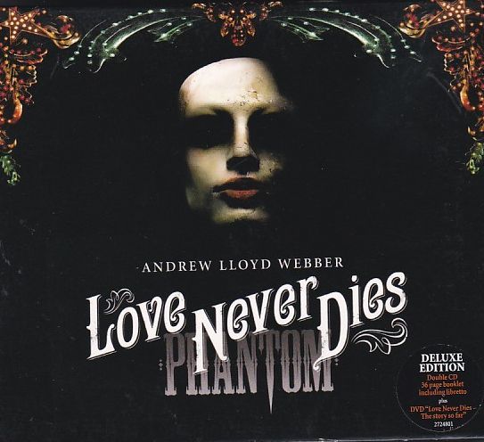 ★CD Love Never Dies (Andrew Lloyd Webber) オペラ座の怪人2 限定盤CD2枚組+DVD 英語ブックレット付き_画像1
