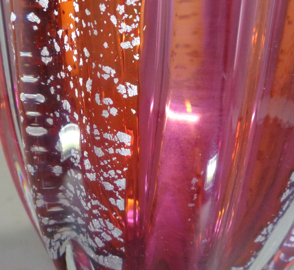 【六条】T13「ナルミ/NARUMI 花瓶 花入れ ファンタジーグラス 大 高さ24㎝ レトロ品」紙箱_画像7