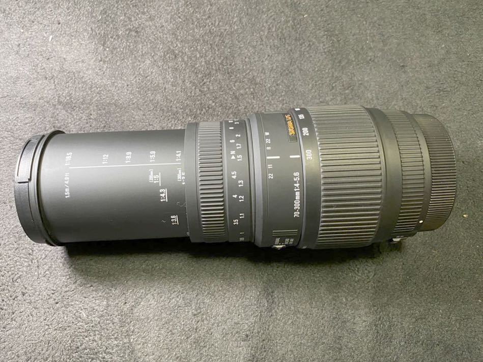 【中古】SIGMA 望遠ズームレンズ 70-300mm F4-5.6 DG MACRO キヤノン用 フルサイズ対応 シグマ_画像7