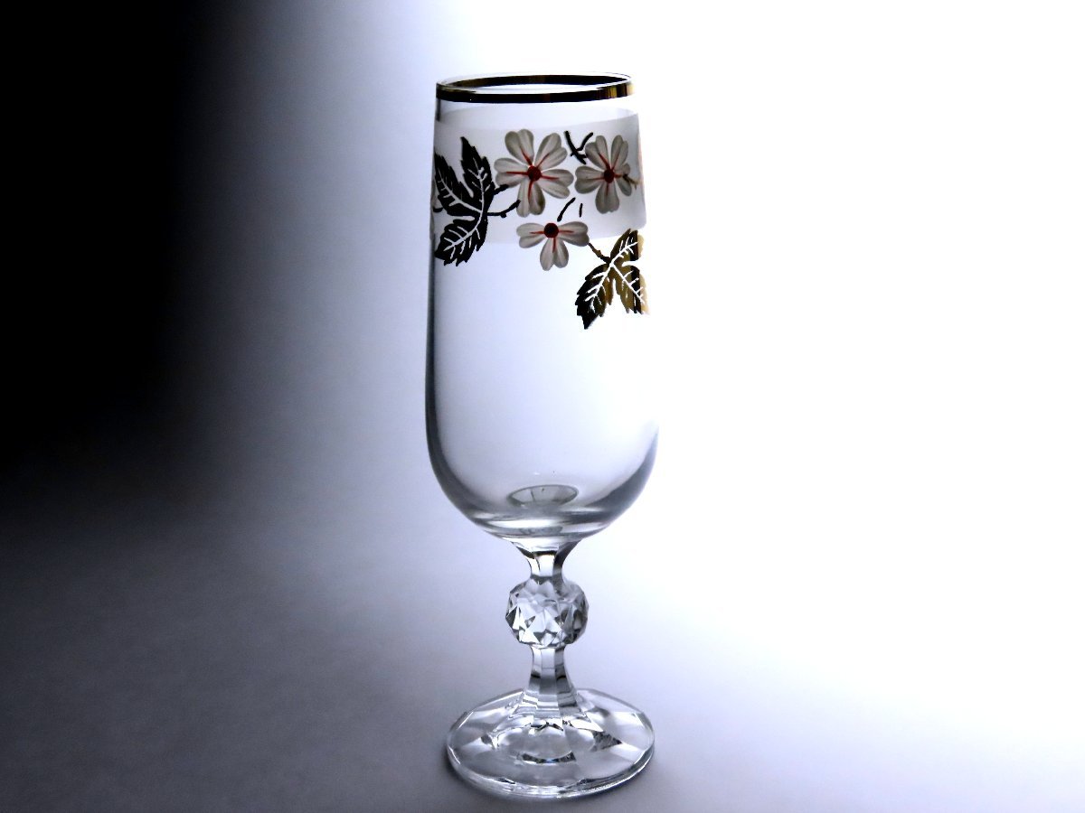 Yahoo!オークション - ボヘミアグラス シャンパンフルート5PCSセ