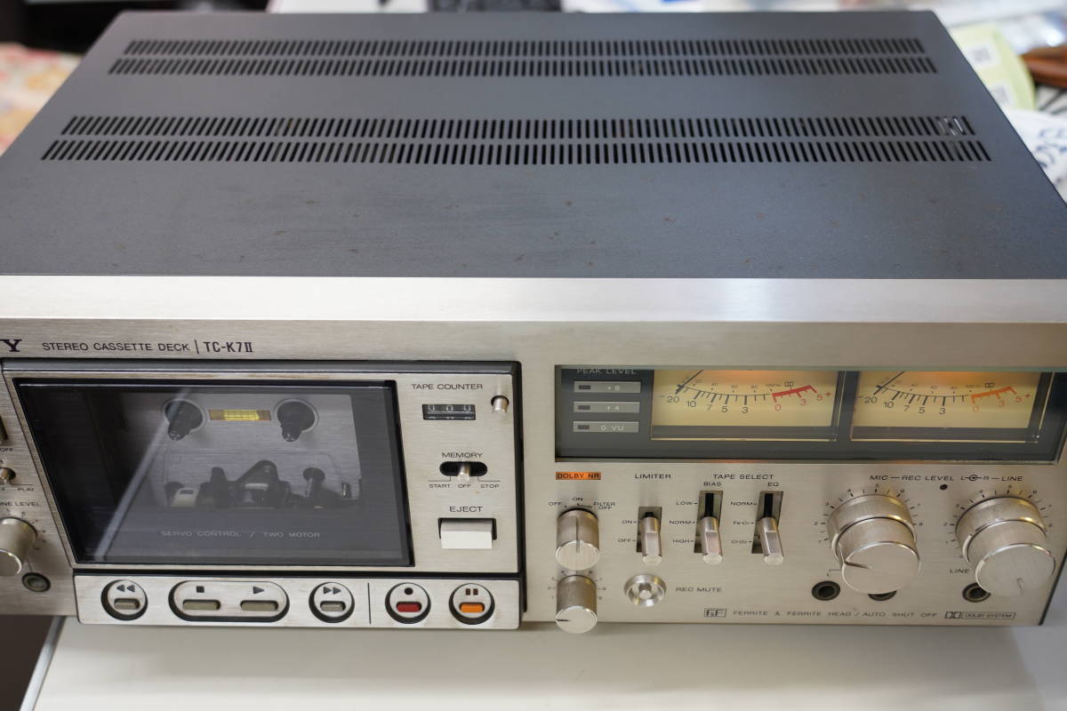 ☆希少 SONY／ソニー カセットデッキ テープレコーダー TC-K7II 1977年