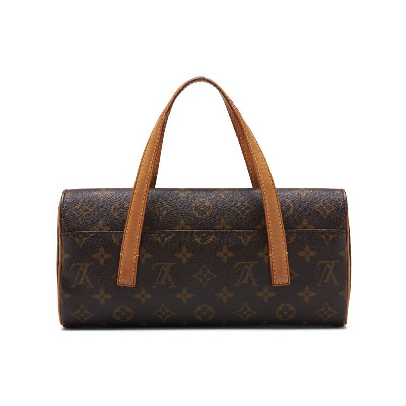 LOUIS VUITTON ルイヴィトン モノグラム ソナチネ ハンドバッグ モノグラム ブラウン（ゴールド金具） レザー ハンドバッグ_画像4