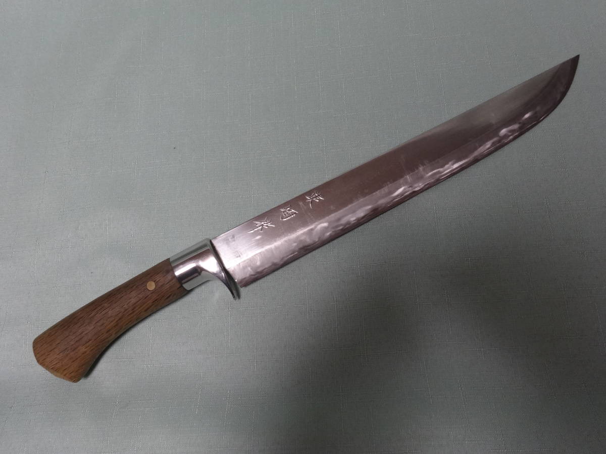 ギフ 包装 Ｇ東周作 狩猟用 剣鉈 青入 １尺 ナイフ