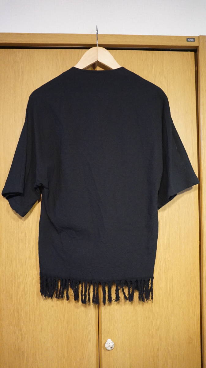 [ beautiful goods ]SAINT LAURENT by Anthony Vaccarello sun rolan Anthony va Calle ro fringe pull over shirt [ size 37l14.5]