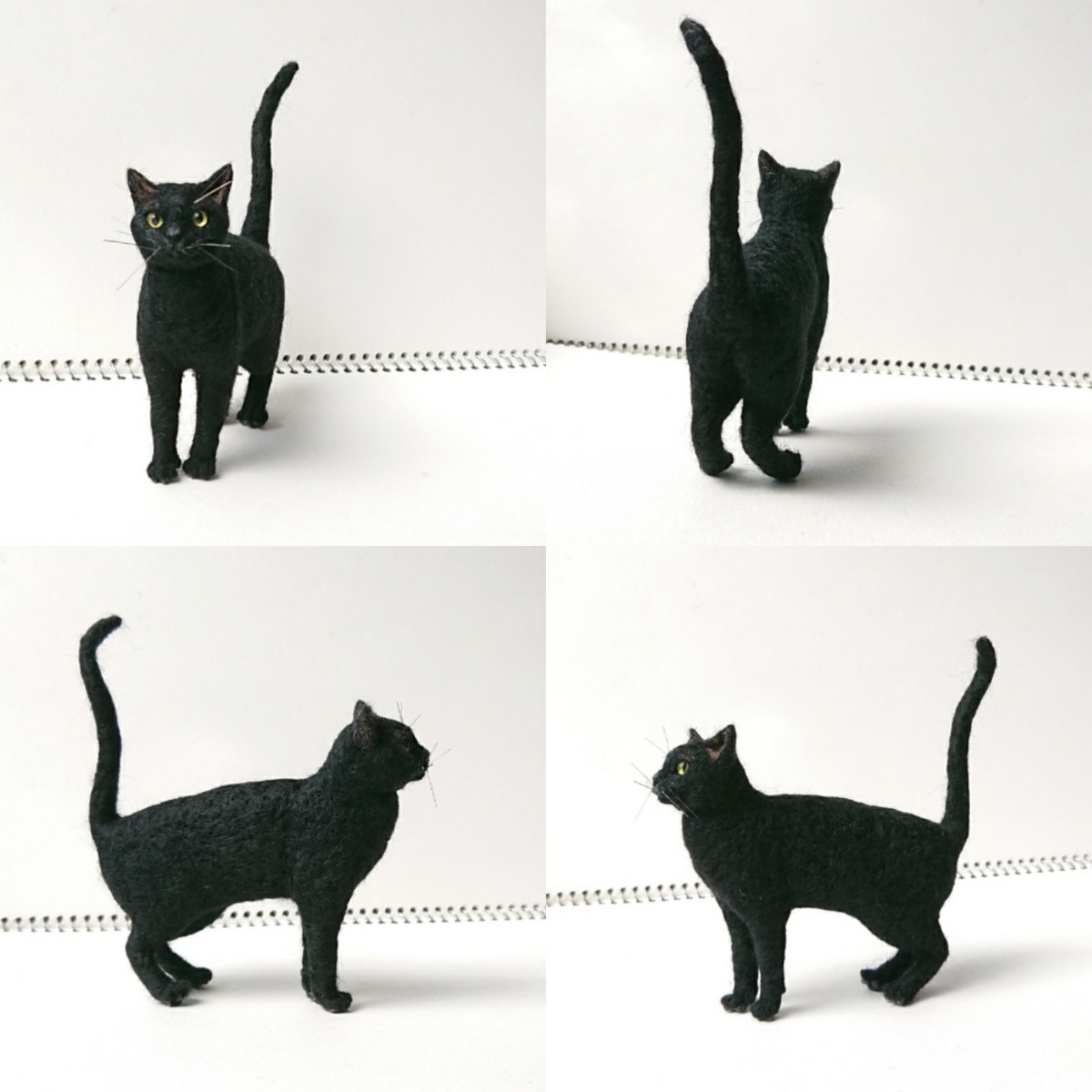 Yahoo!オークション - 羊毛フェルト猫 黒猫 ハンドメイド Yahoo!オークション - 羊毛フェルト猫 黒猫 ハンドメイド