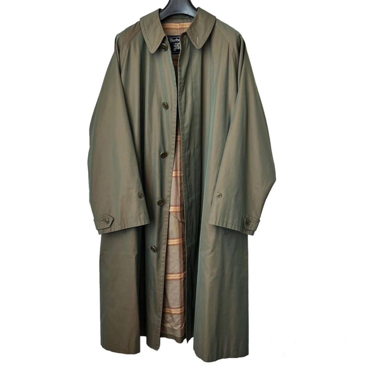 希少! burberryバーバリー 一枚袖 ステンカラーコート 玉虫 希少! burberryバーバリー 一枚袖 ステンカラーコート 玉虫