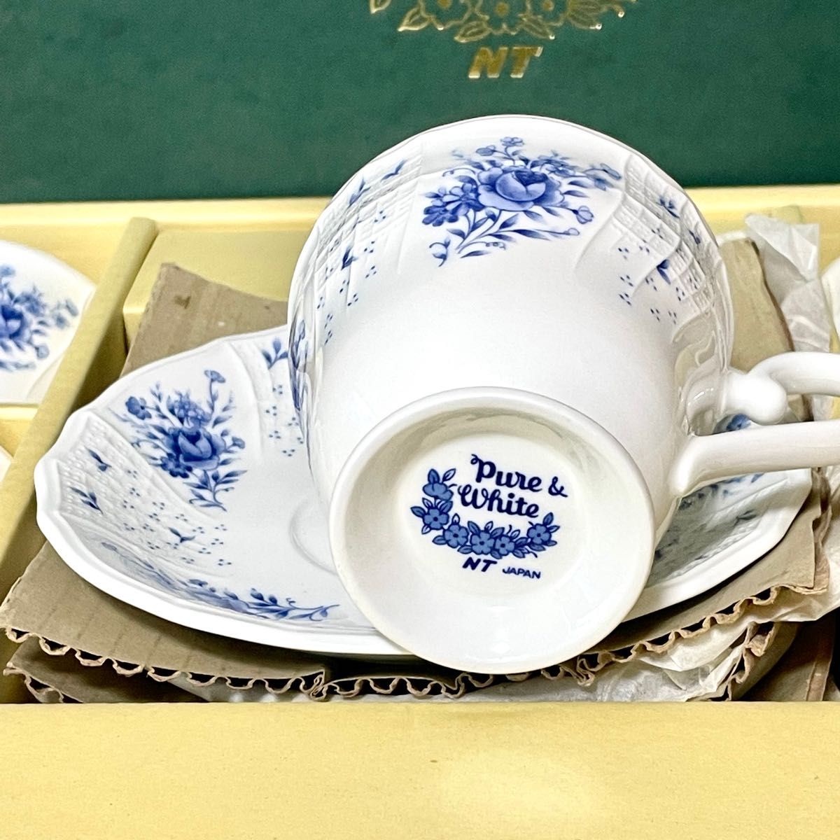 ノリタケ NT JAPAN Pure&White カップ&ソーサー 6客セット ノリタケ NT JAPAN Pure&White カップ&ソーサー 6客セット