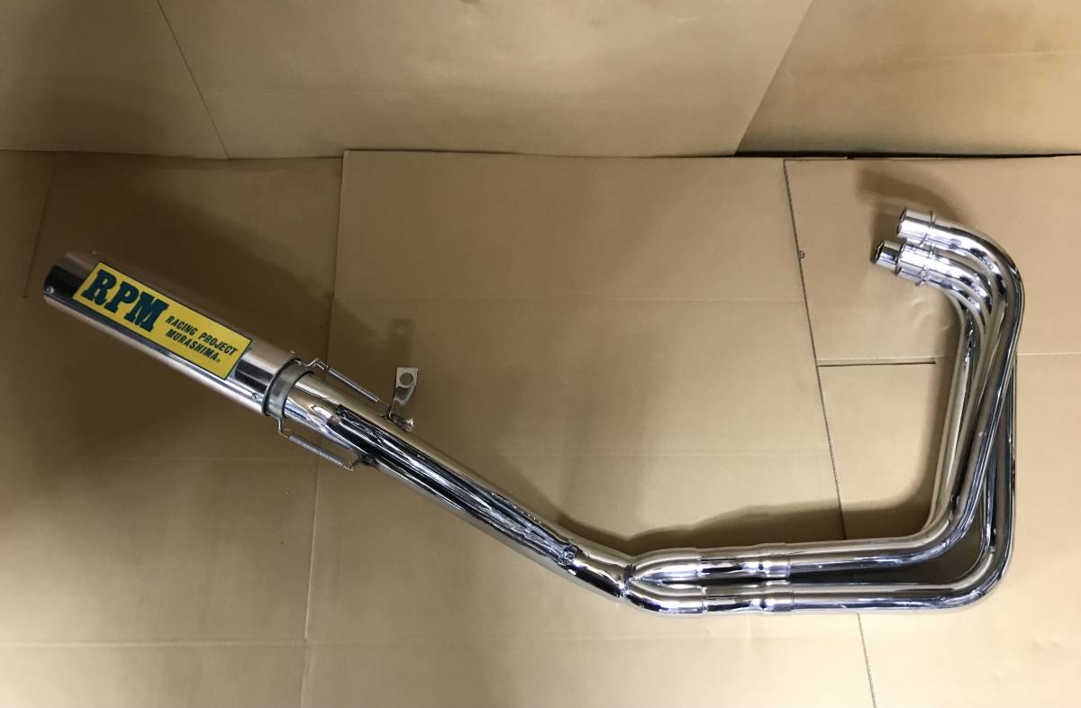 美品 ゼファー400 RPM管タイプ4-2-1マフラー Z400GPZ400FX 外装シート