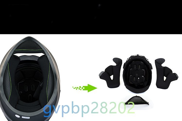 人気商品フルフェイスヘルメットシステムヘルメットおしゃれバイクヘルメット男女通用8色選択可_画像5