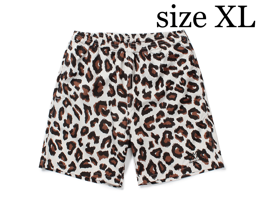 WACKO MARIA LEOPARD BOARD SHORTS-