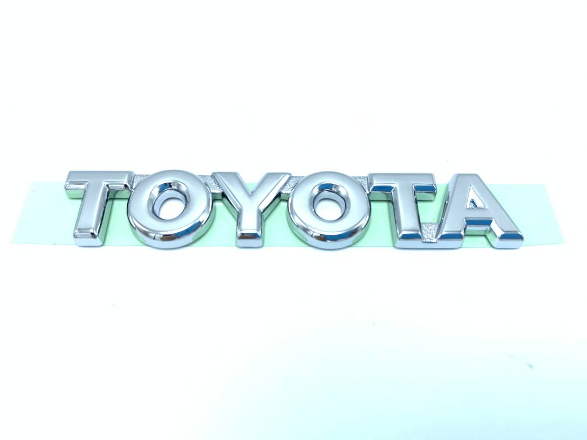 TOYOTA トヨタ 純正 エンブレム ２個セット 1.4cm x 7.4cm 海外 75441-0K031 ハイエース プリウス ランクル ハリアー クラウン ヤリス_画像5