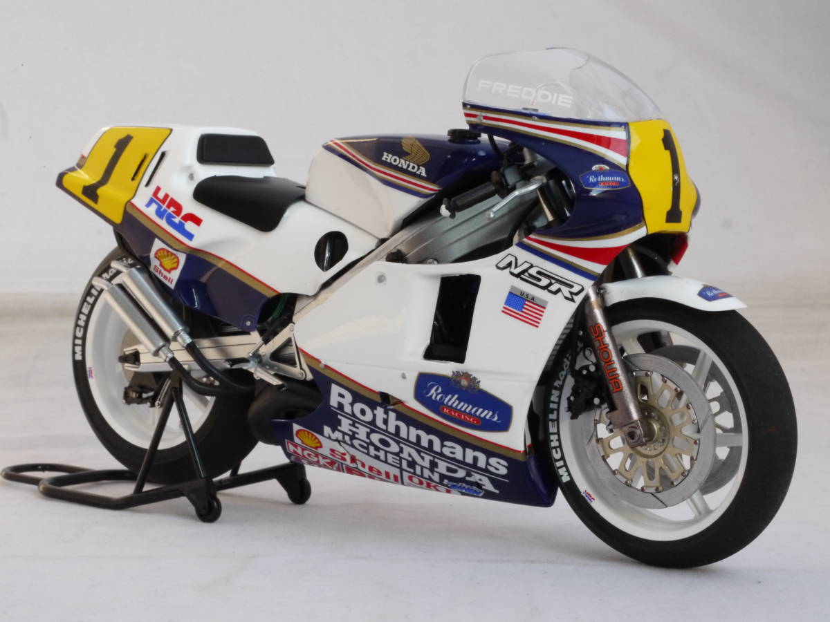  Tamiya 1/12 Honda NSR500 WGP 86( Spencer ) final product 