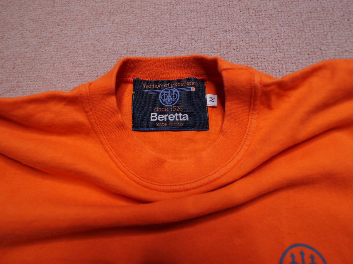 イタリヤ製　ベレッタ　BERETTA SPORT Tシャツ　サイズM　中古_画像3