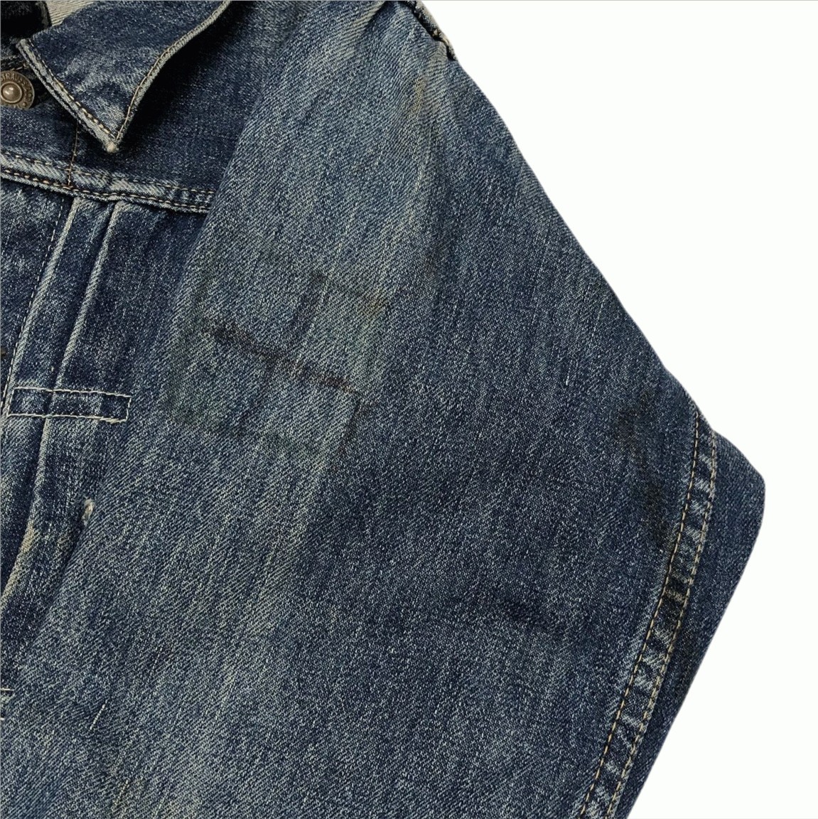 40's 50's ビンテージ LEVI'S / 506XX 1st リーバイス ファースト 片面タブ デニムジャケット トラッカージャケット @K_画像6