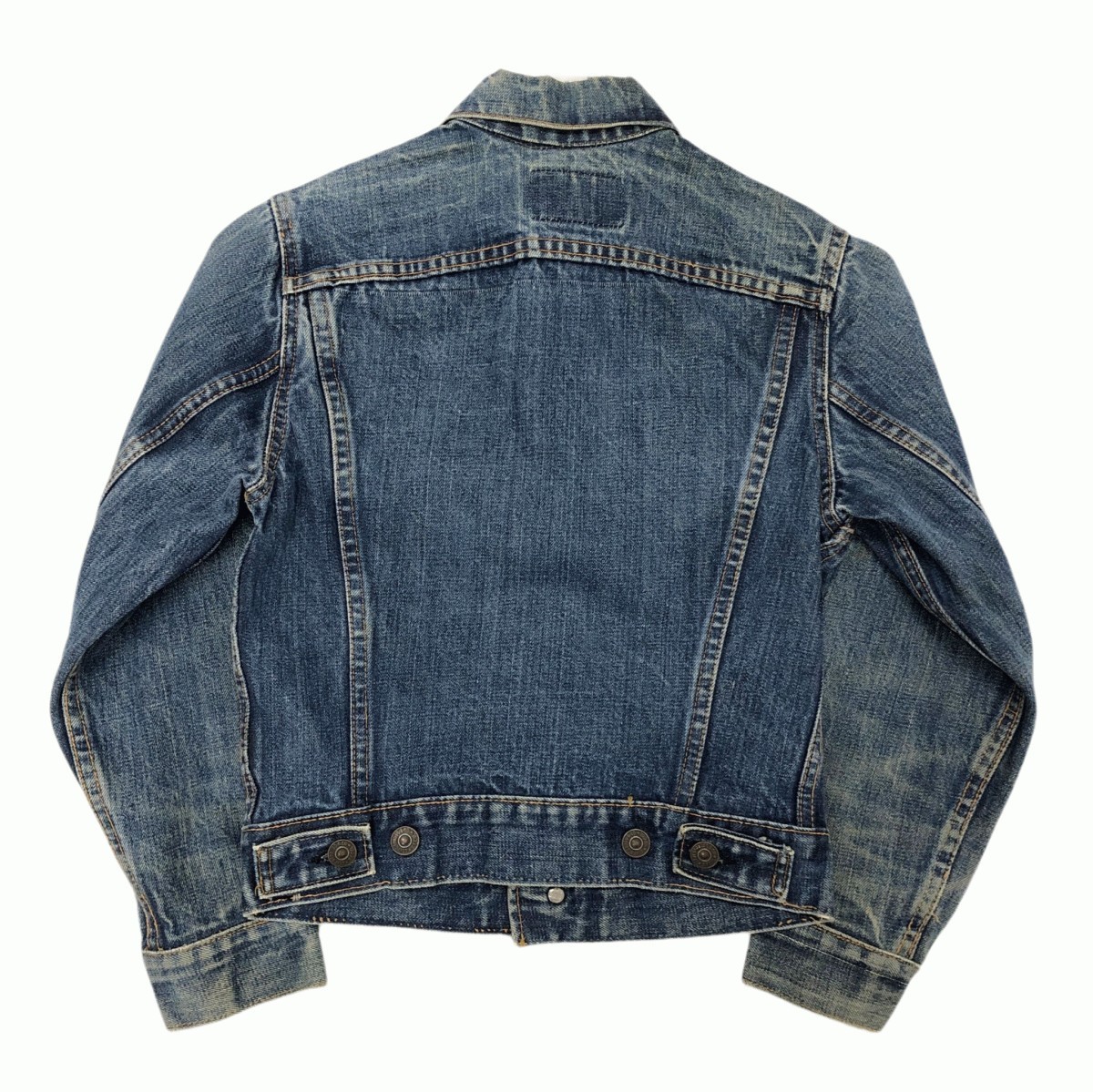 70's ビンテージ LEVI'S / 70805-0217 BIG E リーバイス ビッグE 3rd ボーイズ デニム トラッカージャケット 表記サイズ(12) @K_画像2