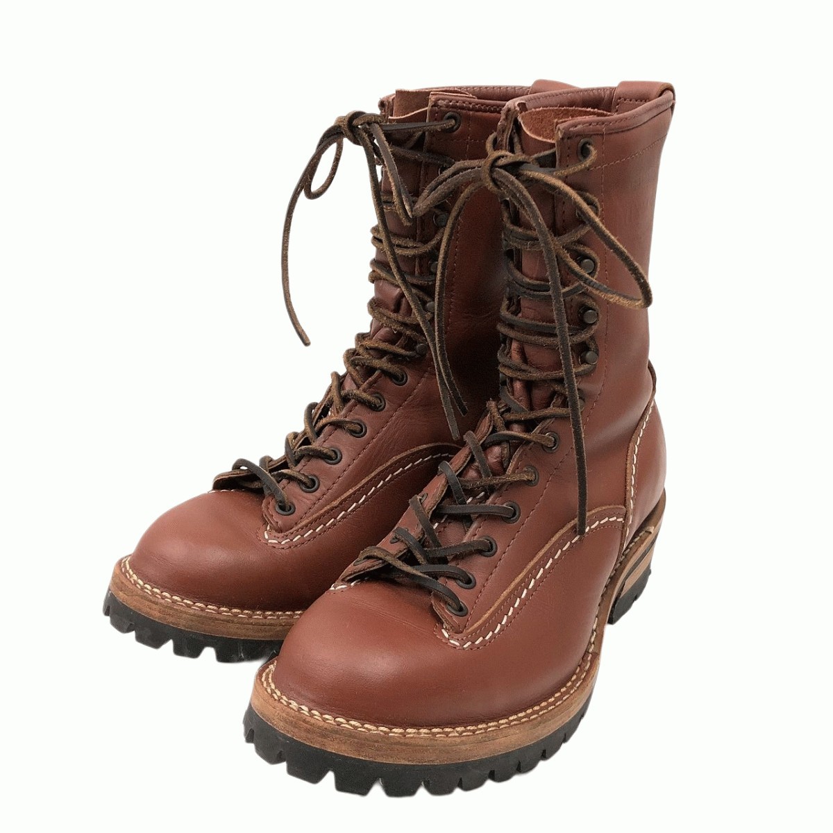 4年保証』 Wesco @K EE) 表記サイズ(8 ワークブーツ レザー レース