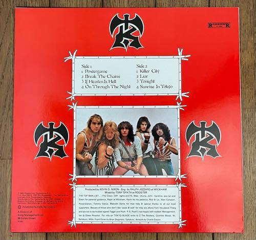 LP Europe盤 レコード Tokyo Blade / Tokyo Blade RR 9883の画像5