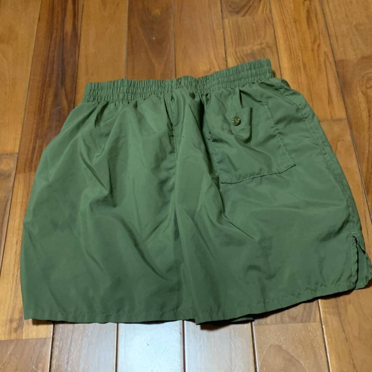  Okinawa вооруженные силы США сброшенный товар тренировочные штаны шорты бег спорт уличный .toreLARGE OD ( контрольный номер Z214)
