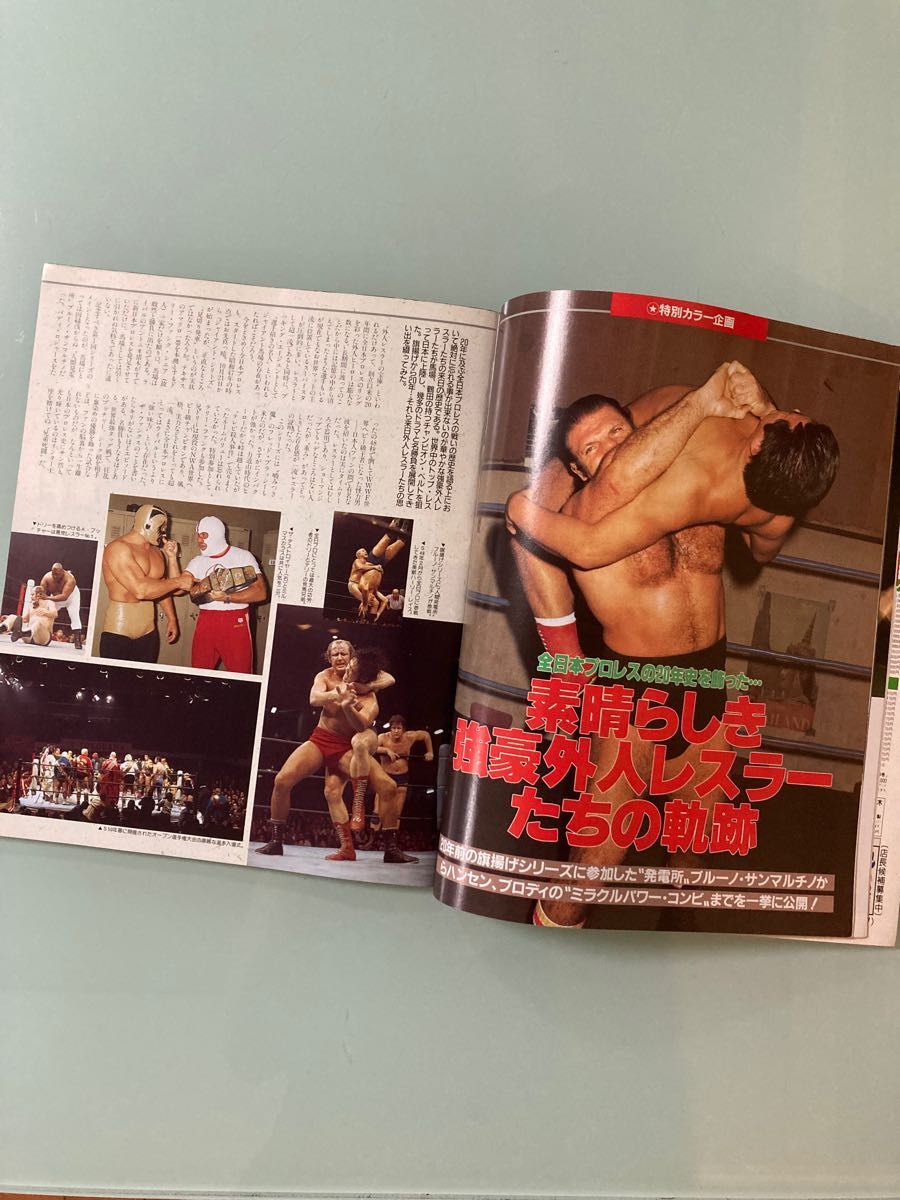 平成4年　週刊ゴング　1992年3・4 日本武道館　全日本プロレス　創立20周年記念号　ジャイアント馬場　三沢光晴　美品