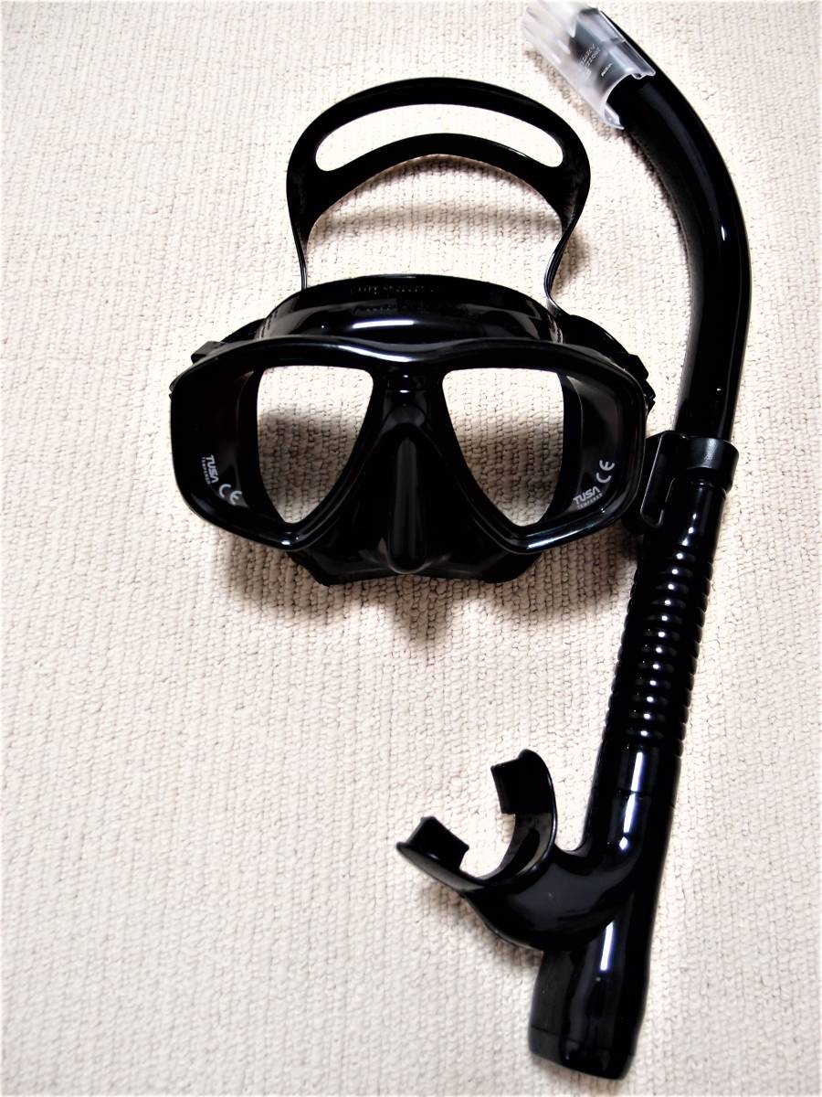大放出セール】 TUSA・高級マスク・スノーケルセット(新品) マスク