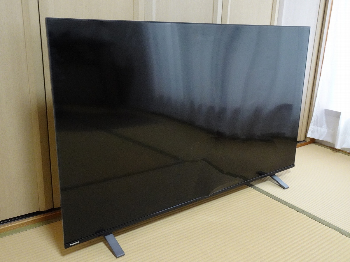 ジャンク 画面割れ 液晶 テレビ 55C350X 55型 4K TOSHIBA 東芝 REGZA