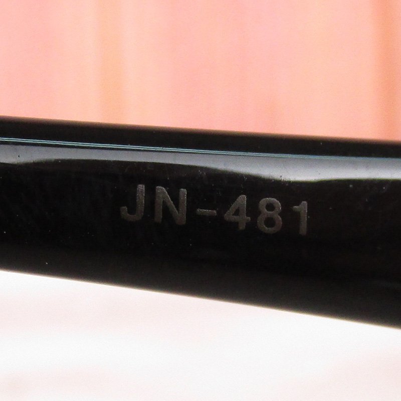 LYO15271 JAPONISM ジャポニズム JN-481 メガネ 眼鏡 55□16 カモフラージュ ネイビー 美品_画像9