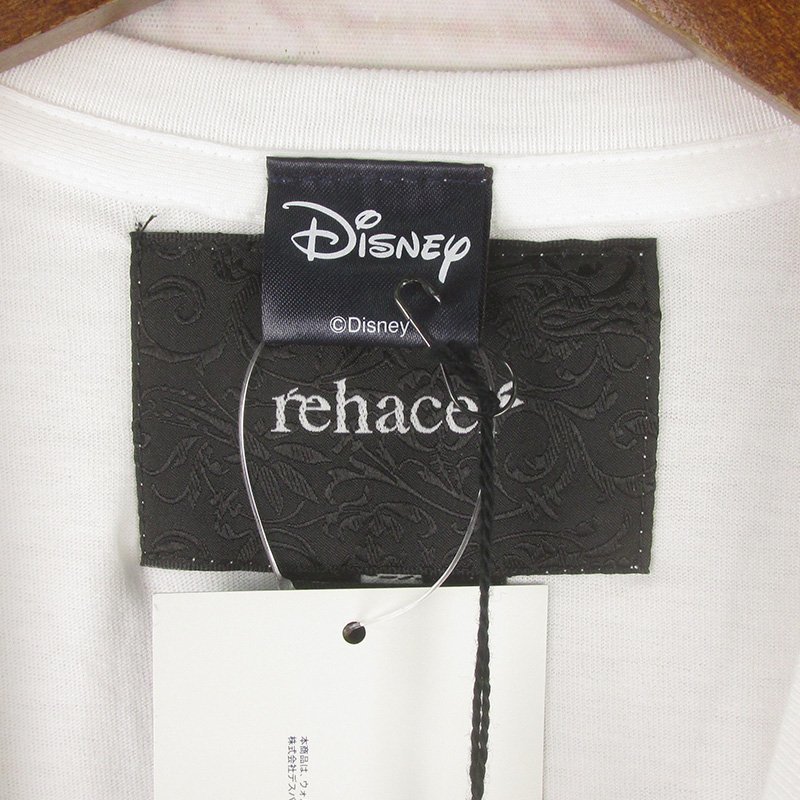MST9310 rehacer レアセル ディズニー ミッキーマウス Tシャツ S 未使用 ホワイト（クリックポスト可）_画像3
