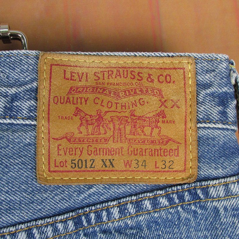 LYP16822 Levi's リーバイス 501ZXX ジーンズ デニムパンツ 1954年モデル 復刻 50154-0108USED加工 日本製 W34 美品_画像5