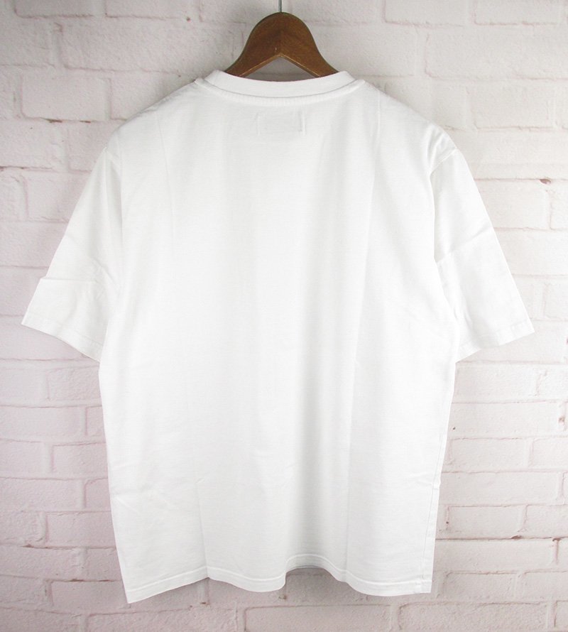 LST9884 417 EDIFICE エディフィス ポケット付き Tシャツ M ホワイト（クリックポスト可）_画像2