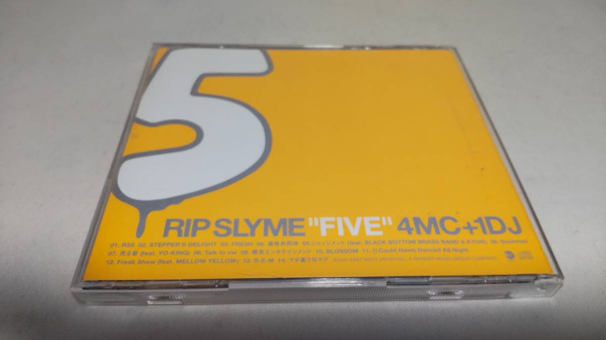 A663 『CD』　　FIVE　/　RIP SLYME　　帯付　リップスライム　_画像5