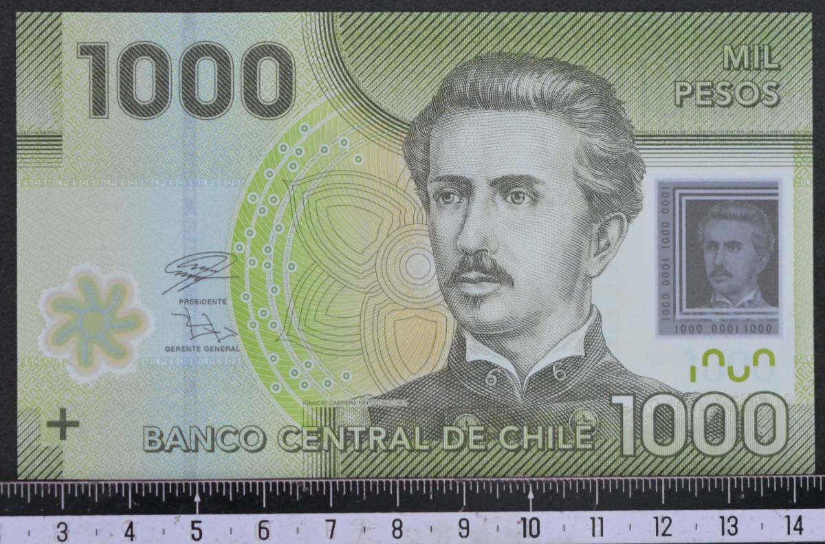 外国紙幣チリ2020年未使用1000ペソ| JChere雅虎拍卖代购