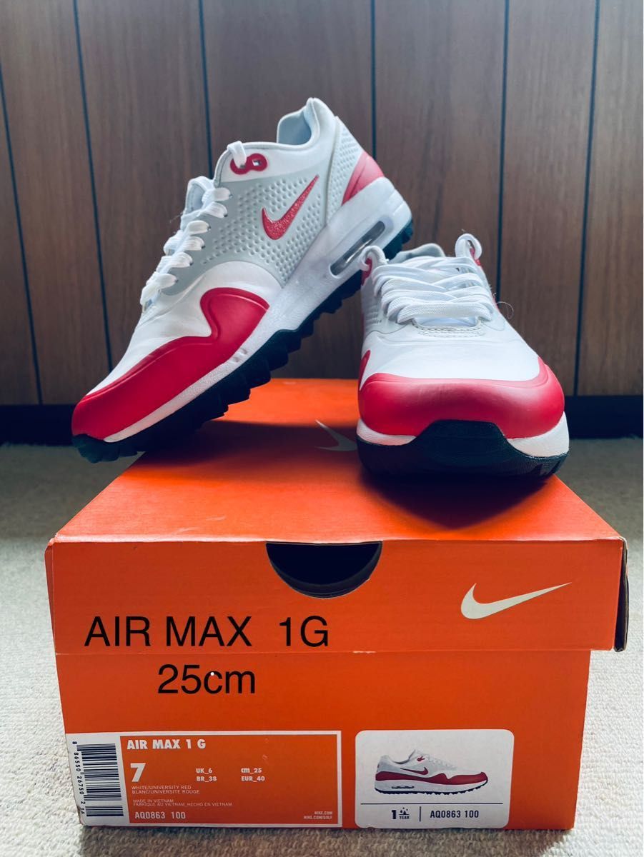 NIKE AIR MAX 1G ナイキゴルフシューズ 25cm|PayPayフリマ