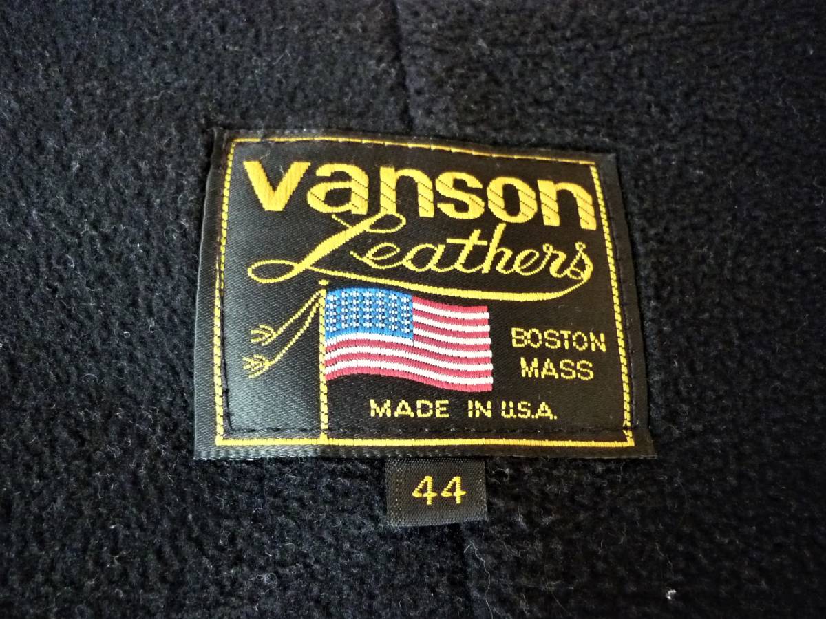 vanson バンソン シングル ビックサイズ レザージャケット レアサイズ