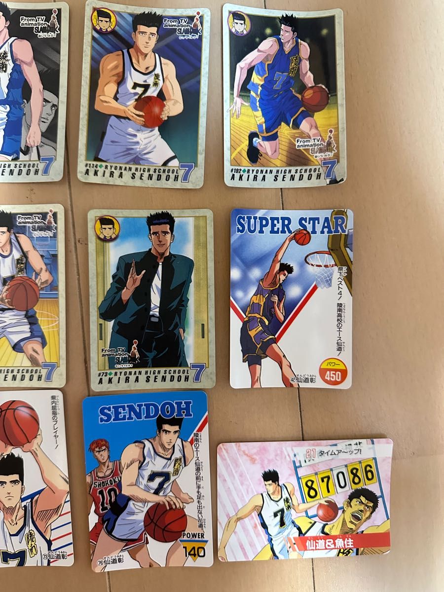 陵南、仙道彰、12枚、SLAM DUNK スラムダンク　カードダス