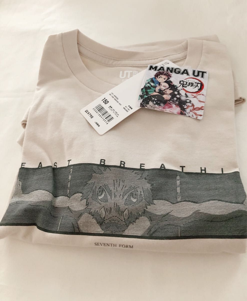 新品　鬼滅の刃　伊之助　ユニクロ　UNIQLO Tシャツ　　コラボ　半袖　150 カットソー