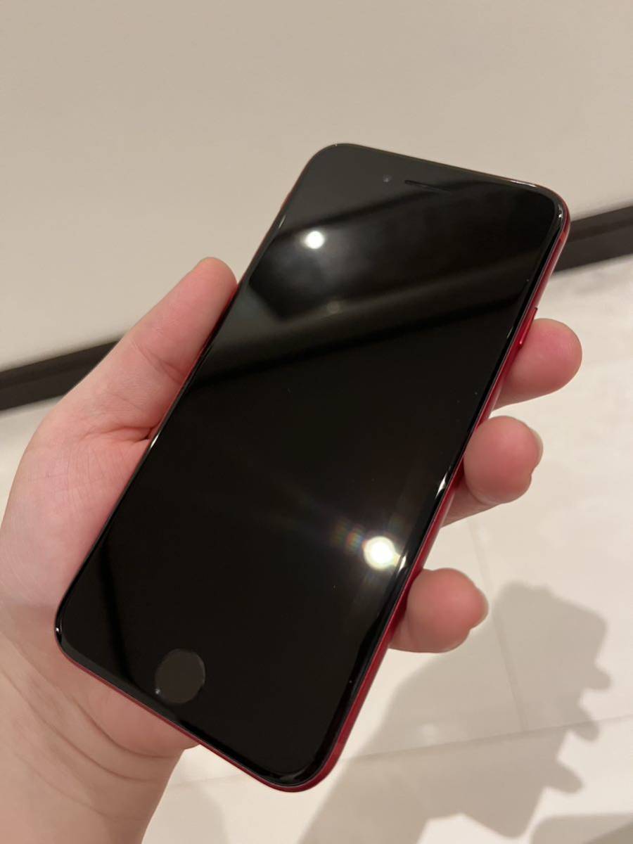 美品　iPhone SE3 第３世代　64GB 赤　レッド　SIMフリー　_画像7
