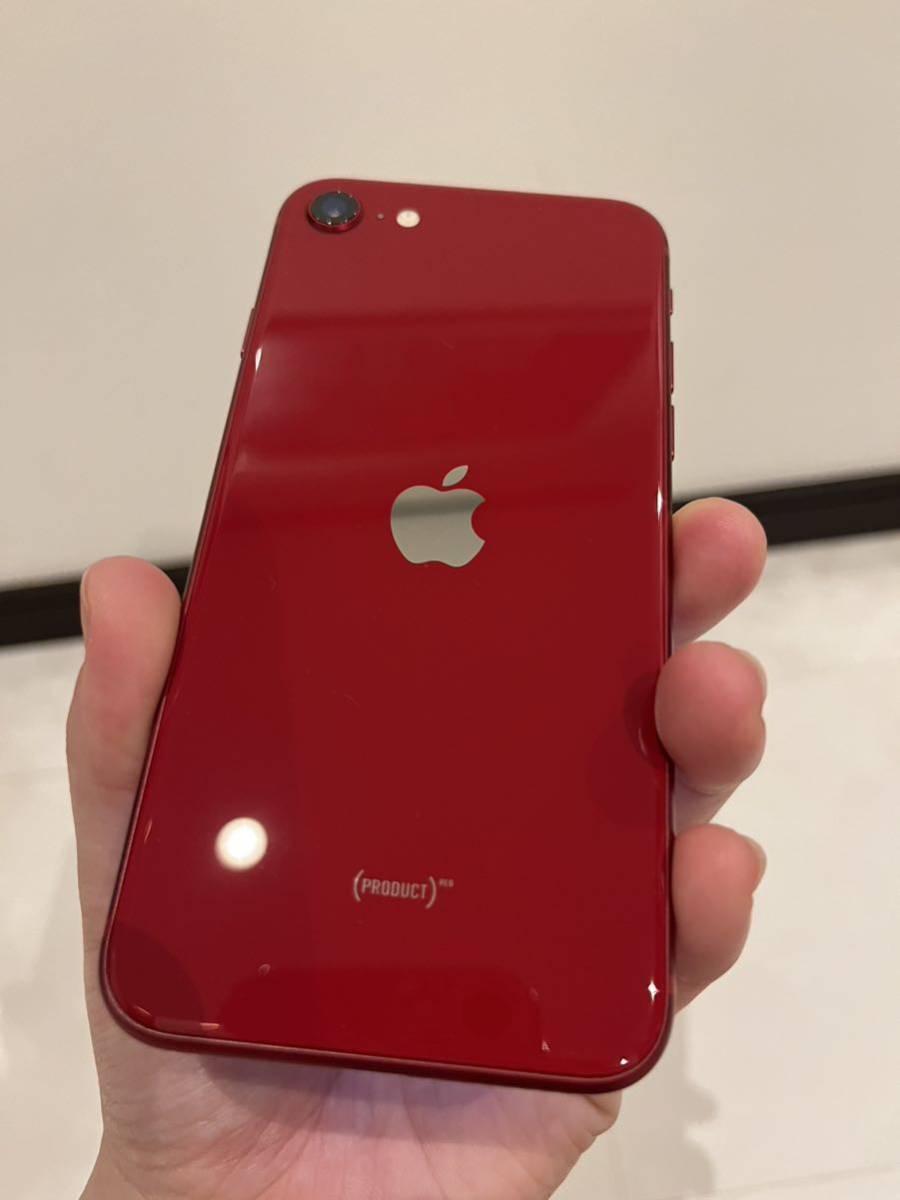 美品　iPhone SE3 第３世代　64GB 赤　レッド　SIMフリー　_画像6
