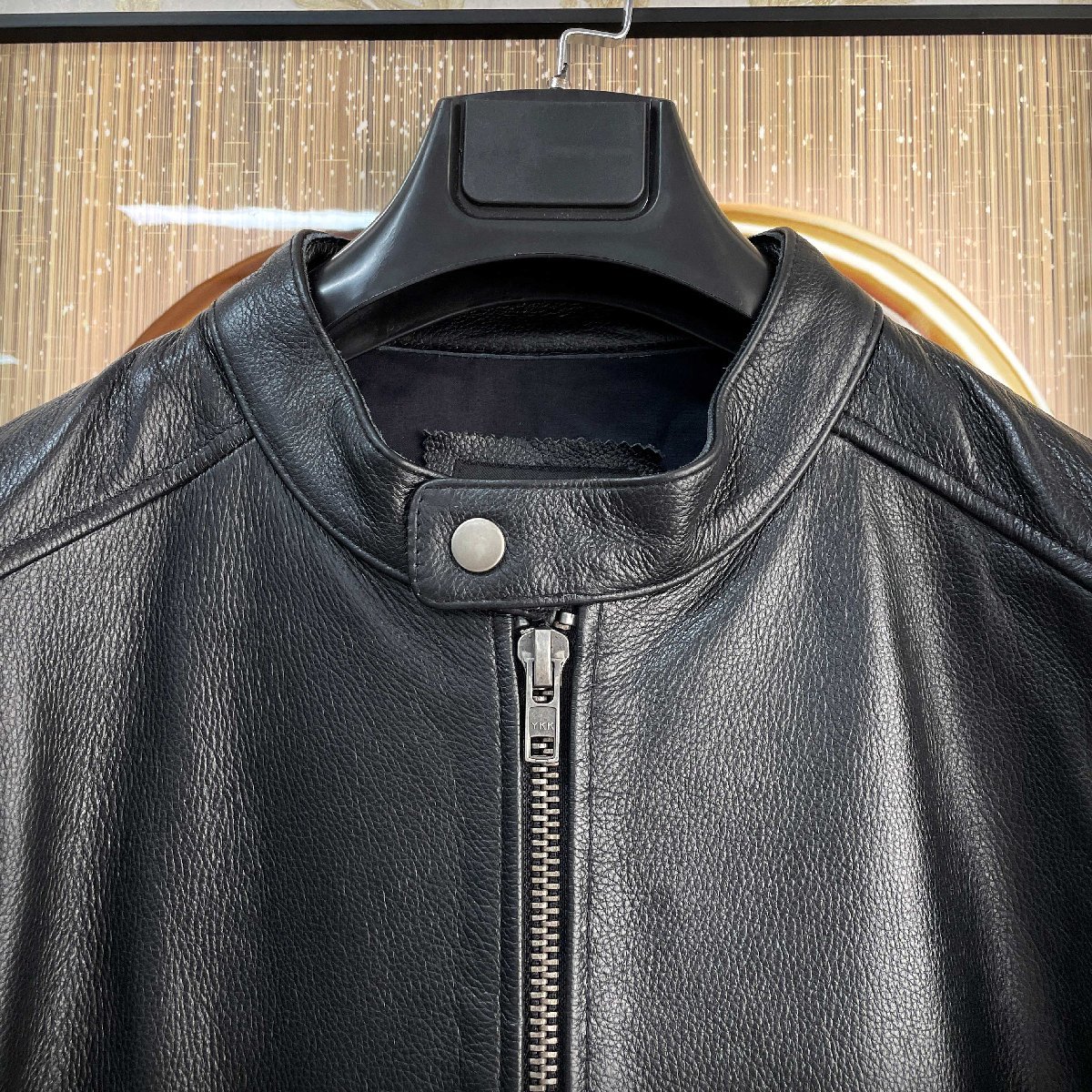 逸品EU製&定価18万◇UABONI*レザージャケット*Paris*ユアボニ*パリ発