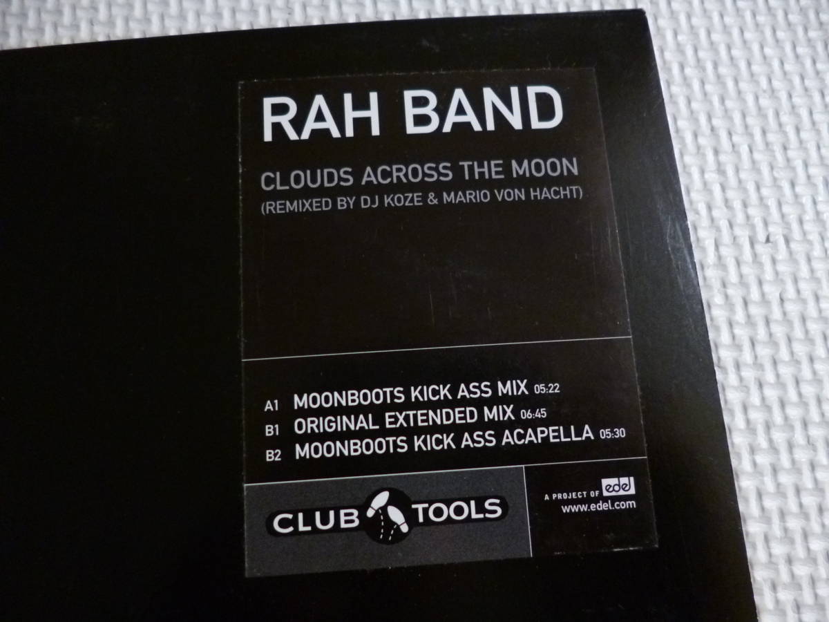 RAH BAND / Clouds Across The Moon■'99年ドイツ盤12”ep Remixed by DJ KOZE & MARIO VON HACHT_画像2