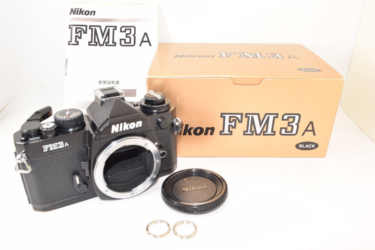 レビュー高評価のおせち贈り物 Nikon 2307067 付属品充実 フィルム一眼レフカメラ ブラック ボディ FM3A ニコン ニコン