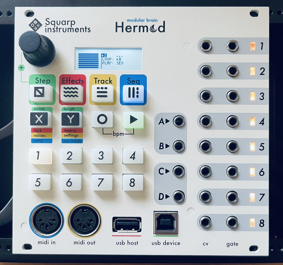 Squarp Instruments Hermod 多機能シーケンサー モジュラーシンセ