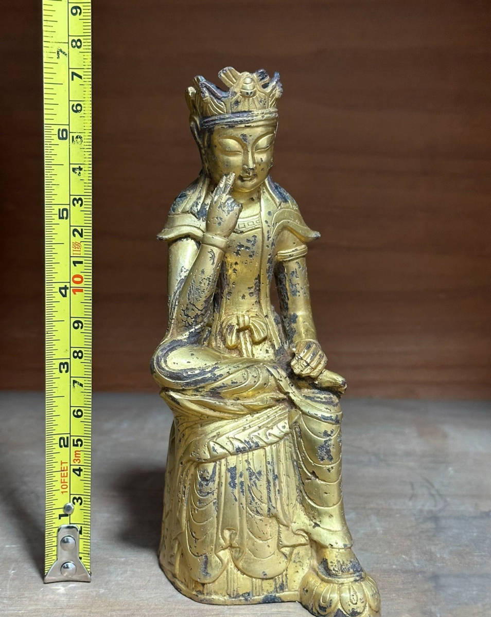 全てのアイテム 朝鮮高麗時代 鍍金 古い自在銅仏像 仏像 - www.jackson