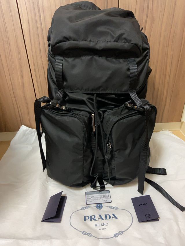 おまけ付】 PRADA バックパック V136 NERO リュック