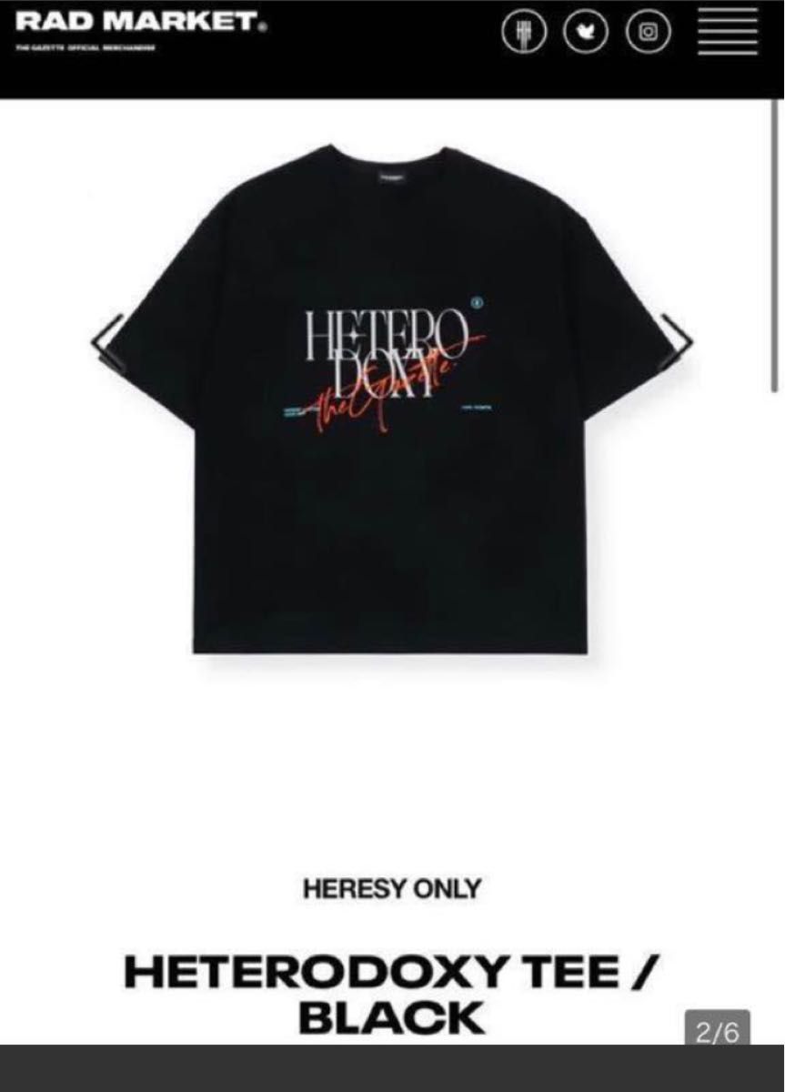 the GazettE Tシャツ　フリーサイズ　新品未開封　heterodoxy ガゼット