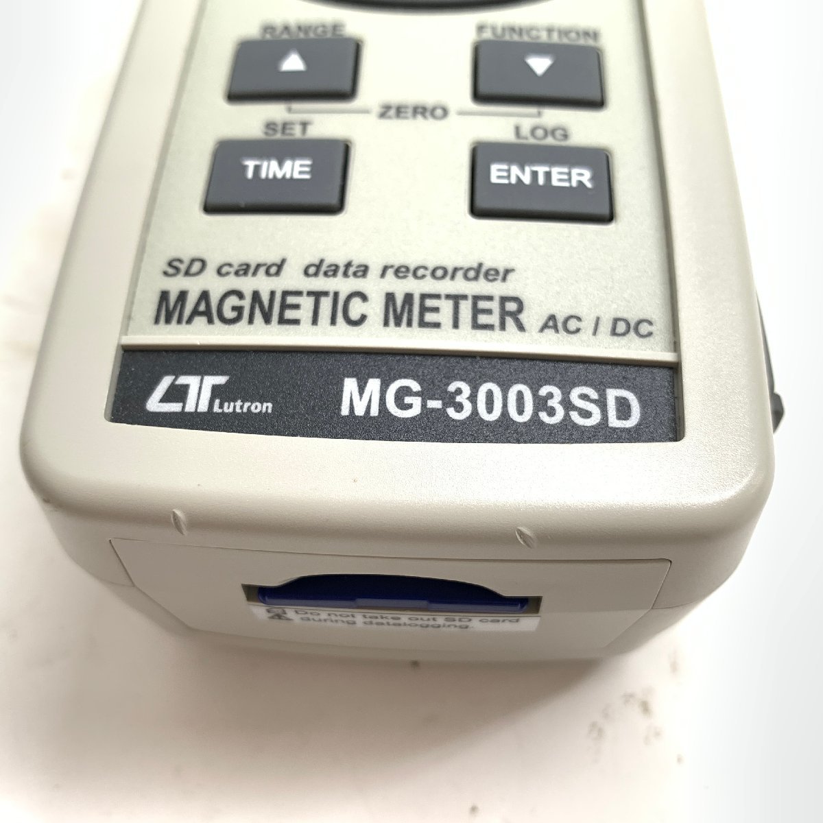 f001 E 2. ガウスメーター MAGNETIC METER LUTRON MG-3003SD 磁界測定 磁束測定 動作品_画像5