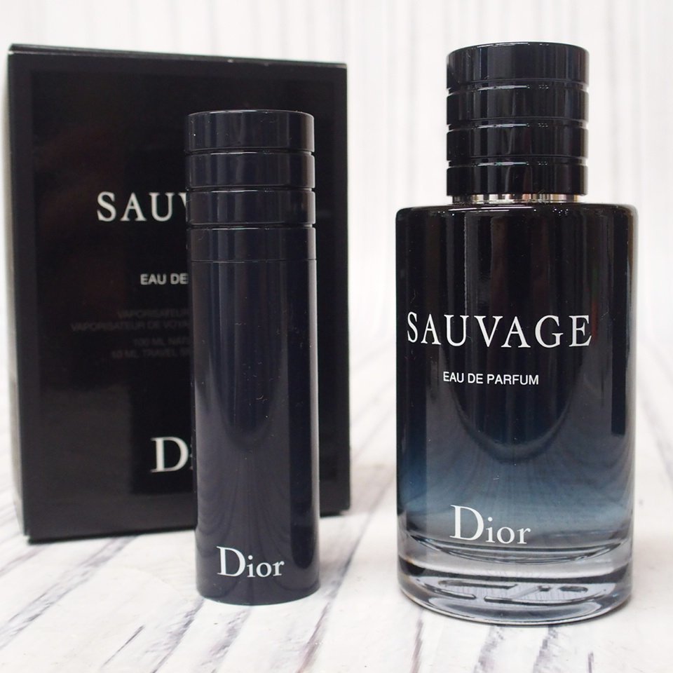 m001 K 未使用 ディオール ソヴァージュ オードゥパルファン 100mL 10mL(トラベルスプレー) フランス製 ChristianDior SAUVAGE EDP 日本代购,买对网