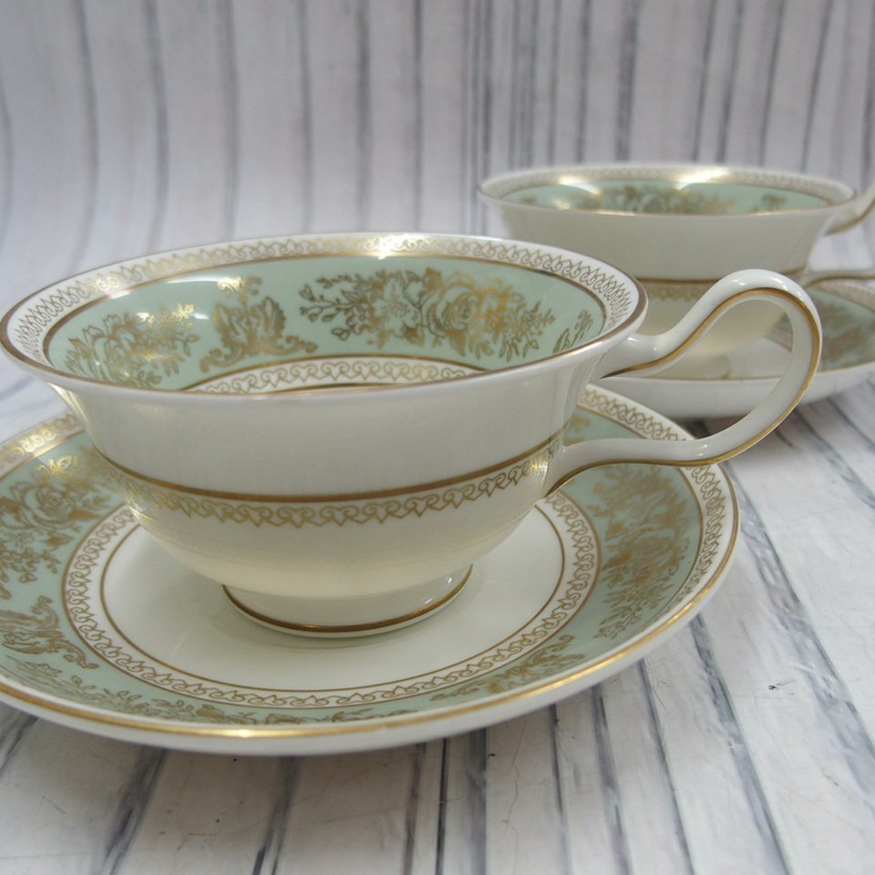 m002 B4【WEDGWOOD ウェッジウッド COLUMBIA SAGE GREEN コロンビア