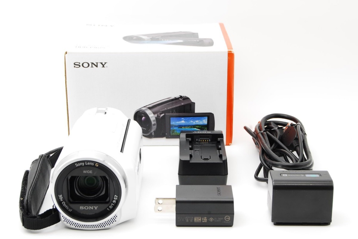 極上美品】SONY ソニー ビデオカメラ Handycam 光学30倍 内蔵メモリー